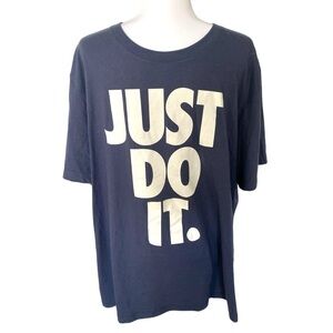 The Nike Tee Men’s XXL Just Do It Blue Gray T-Shirt